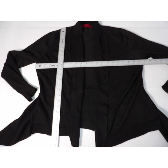 Love Scarlett Cardigan Sweater Black Womens Large Open Style Minimalist Capsule - Picture 8 of 11